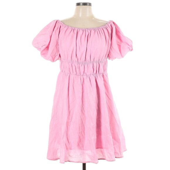 NWT  Prettygarden Pink Casual Dress Large - Picture 2 of 7